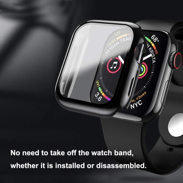 Tempered Glass Case For Apple Watch 44mm 40mm Series 5 4 3 2 1 Screen Protector 1