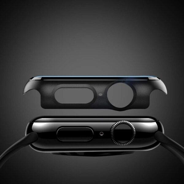 Tempered Glass Case For Apple Watch 44mm 40mm Series 5 4 3 2 1 Screen Protector