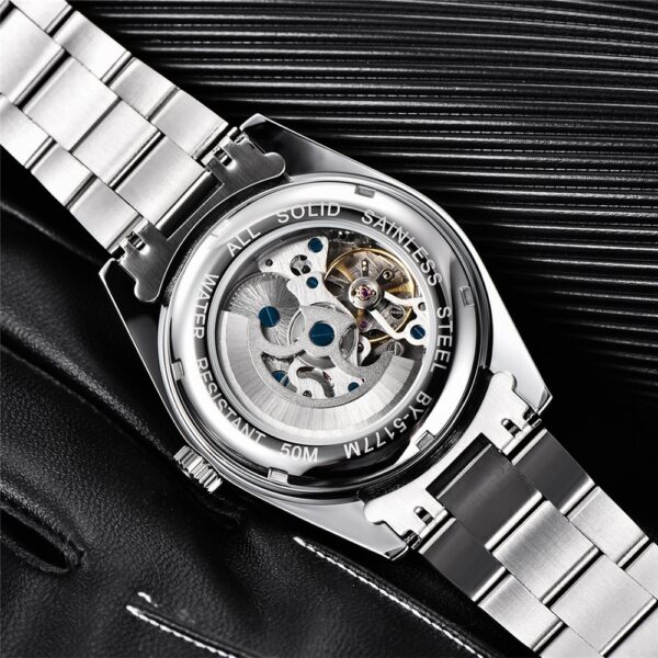 2021 BENYAR DESIGN New Men s Automatic Mechanical Watch Luxury Business Sports Watch 50m Waterproof Watch 2