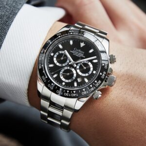 2021 New CADISEN Design Men s Automatic Machinery Watches Luxury Ceramics Sport Waterproof Wristwatch Mens Clock
