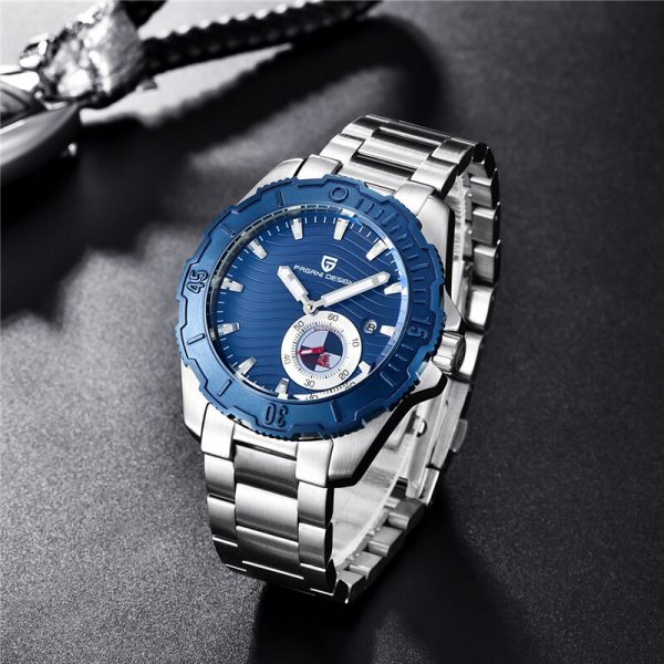 Men s Watch 2018 NEW PAGANI DESIGN Fashion Luxury Business Machinery Watch Stainless Steel Waterproof Men 2