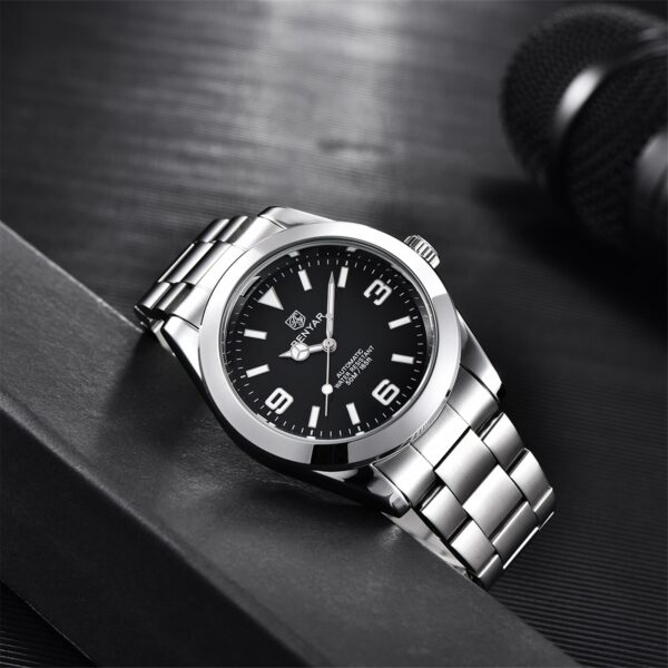 New BENYAR 2020 Top Brand Luxury Automatic Men s Mechanical Watch 50m Waterproof Luminous Watch Stainless 2