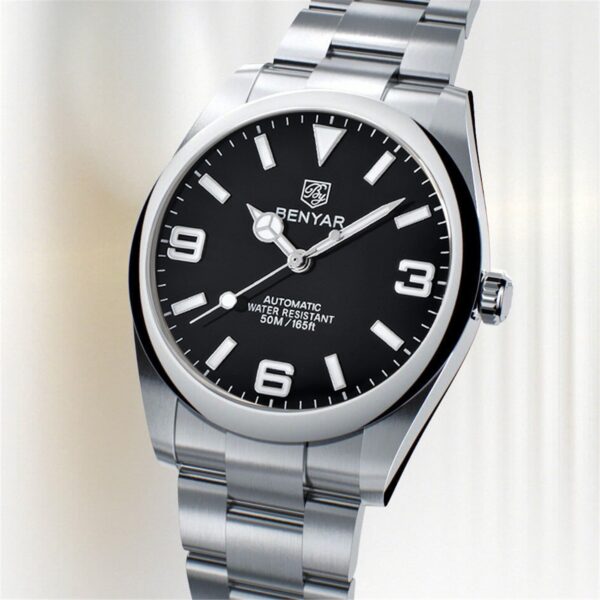 New BENYAR 2020 Top Brand Luxury Automatic Men s Mechanical Watch 50m Waterproof Luminous Watch Stainless