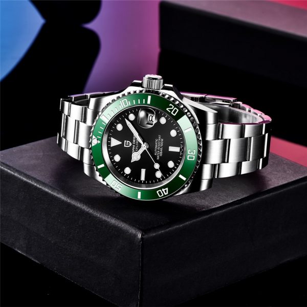 PAGANI DESIGN Men Automatic Watch Stainless Steel Waterproof WatchMen Sapphire Luxury Mechanical Wristwatch Relogio Masculino 1