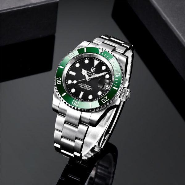 PAGANI DESIGN Men Automatic Watch Stainless Steel Waterproof WatchMen Sapphire Luxury Mechanical Wristwatch Relogio Masculino