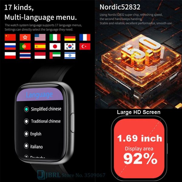 New 2021 Smart Watch Men Women Smartwatch Electronics Smart Clock For Android IOS Fitness Tracker Sport 1